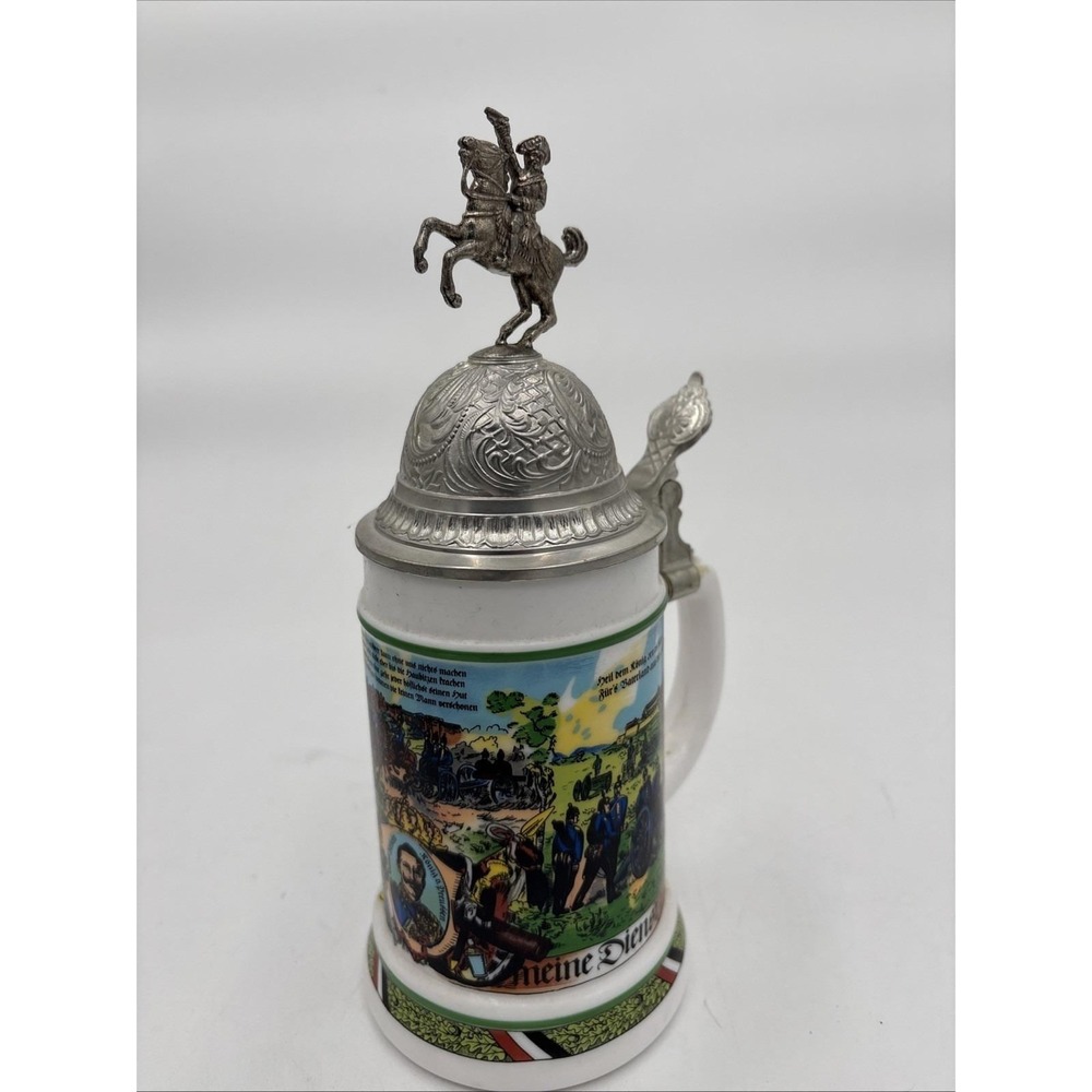 RARE Vintage German Army Regimental  Beer Stein.